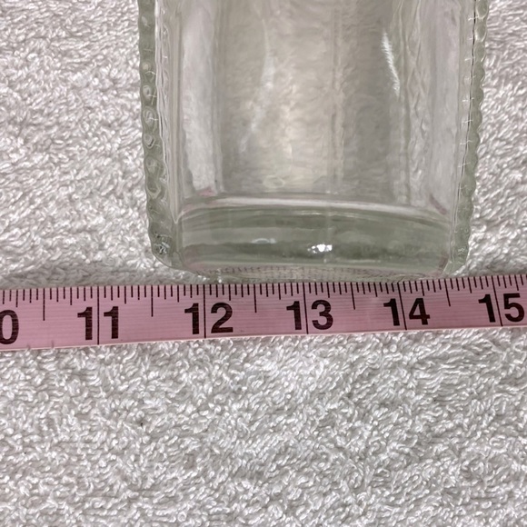 Vintage Unique Clear Glass Ship Decanter Bottle W Lid - Picture 9 of 16